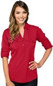 Lilac Bloom Women's Reagan Two-Button Y-Neck Shirt Lilac Bloom Women's Reagan Two-Button Y-Neck Shirt
