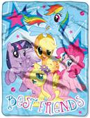 Northwest My Little Pony Micro Raschel Throw