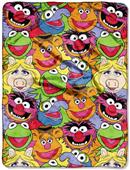 Northwest Muppets Mania Micro Raschel Throw