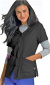 Urbane Women's Megan Snap-Front Jacket Scrub Top Urbane Women's Megan Snap-Front Jacket Scrub Top