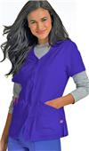 Urbane Women's Megan Snap-Front Jacket Scrub Top Urbane Women's Megan Snap-Front Jacket Scrub Top