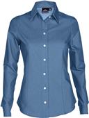 Big Bang Apparel Womens L/Sleeve Euro Twill Shirts Big Bang Apparel Womens L/Sleeve Euro Twill Shirts
