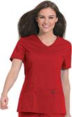 Work Flow Women's Stretch V-Neck Tunic Scrub Top Work Flow Women's Stretch V-Neck Tunic Scrub Top