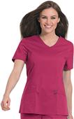 Work Flow Women's Stretch V-Neck Tunic Scrub Top Work Flow Women's Stretch V-Neck Tunic Scrub Top