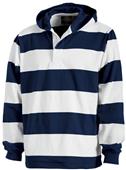 Charles River Hooded Rugby Pullover Charles River Hooded Rugby Pullover