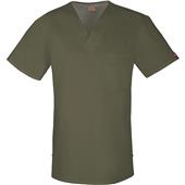 Dickies Men's V-Neck Short Sleeve Scrub Top