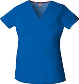 Dickies Women's Empire Waist Mock Wrap Scrub Top Dickies Women's Empire Waist Mock Wrap Scrub Top
