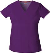Dickies Women's Empire Waist Mock Wrap Scrub Top Dickies Women's Empire Waist Mock Wrap Scrub Top