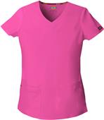 Dickies Women's Junior Fit V-Neck Scrub Top