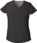 Dickies Women's Junior Fit V-Neck Scrub Top Dickies Women's Junior Fit V-Neck Scrub Top