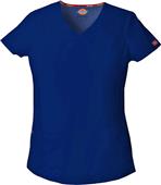 Dickies Women's Junior Fit V-Neck Scrub Top Dickies Women's Junior Fit V-Neck Scrub Top
