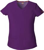Dickies Women's Junior Fit V-Neck Scrub Top Dickies Women's Junior Fit V-Neck Scrub Top