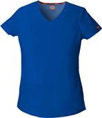 Dickies Women's Junior Fit V-Neck Scrub Top