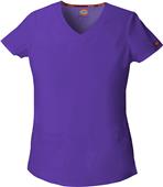 Dickies Women's Junior Fit V-Neck Scrub Top