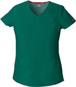 Dickies Women's Junior Fit V-Neck Scrub Top Dickies Women's Junior Fit V-Neck Scrub Top