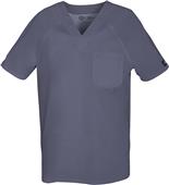 Dickies Men's V-Neck Knit Panel Scrub Top Dickies Men's V-Neck Knit Panel Scrub Top
