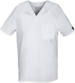 Dickies Men's V-Neck Knit Panel Scrub Top