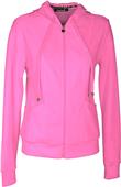 Heartsoul All Fur Love Zip Front Hood Scrub Jacket