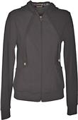 Heartsoul All Fur Love Zip Front Hood Scrub Jacket