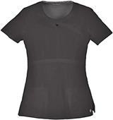 Heartsoul Womens Romance Mock Wrap Scrub Top