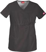 Dickies Junior Fit Maternity Mock Wrap Scrub Top