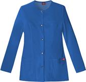 Dickies Women's Jr Fit Snap Front Warm-Up Jacket Dickies Women's Jr Fit Snap Front Warm-Up Jacket