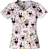 Dickies Breast Cancer Friends Care Scrub Top