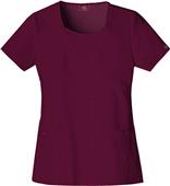 Dickies Women's Jr Fit Mock Wrap Scrub Top w/Inset Dickies Women's Jr Fit Mock Wrap Scrub Top w/Inset