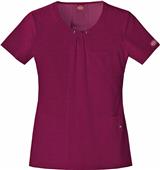 Dickies Women's Junior Fit Round Neck Scrub Top