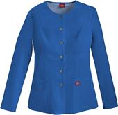 Dickies Jr Fit Crew Neck Snap Front Warm-Up Jacket Dickies Jr Fit Crew Neck Snap Front Warm-Up Jacket