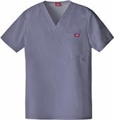 Dickies Men's V-Neck Scrub Top w/Pocket & "D" Ring Dickies Men's V-Neck Scrub Top w/Pocket & "D" Ring