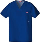 Dickies Men's V-Neck Scrub Top w/Pocket & "D" Ring Dickies Men's V-Neck Scrub Top w/Pocket & "D" Ring