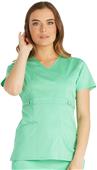 Cherokee Junior Fit Mock Wrap Scrub Top Cherokee Junior Fit Mock Wrap Scrub Top