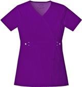 Cherokee Junior Fit Mock Wrap Scrub Top Cherokee Junior Fit Mock Wrap Scrub Top