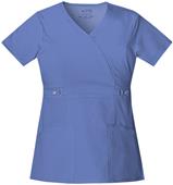 Cherokee Junior Fit Mock Wrap Scrub Top Cherokee Junior Fit Mock Wrap Scrub Top