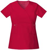 Cherokee Junior Fit Mock Wrap Scrub Top Cherokee Junior Fit Mock Wrap Scrub Top