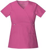 Cherokee Junior Fit Mock Wrap Scrub Top Cherokee Junior Fit Mock Wrap Scrub Top