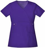 Cherokee Junior Fit Mock Wrap Scrub Top Cherokee Junior Fit Mock Wrap Scrub Top