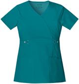 Cherokee Junior Fit Mock Wrap Scrub Top Cherokee Junior Fit Mock Wrap Scrub Top