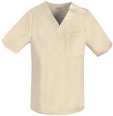 Cherokee Mens V-Neck Double Chest Pocket Scrub Top