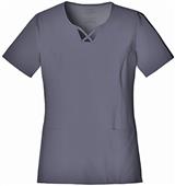 Cherokee Women's V-Neck Criss-Cross Scrub Top