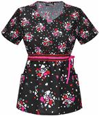 Runway Women Whole Dotta Love Round Neck Scrub Top