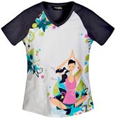 Runway Women's Lulu Namaste V-Neck Scrub Top