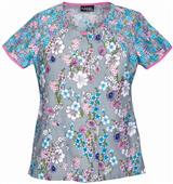Runway Women's Spring Forward Round Neck Scrub Top
