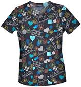 Runway Women's Tip Top Shape V-Neck Scrub Top