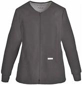 Cherokee Women's Zip Knit Warm-Up Scrub Jacket Cherokee Women's Zip Knit Warm-Up Scrub Jacket