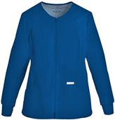 Cherokee Women's Zip Knit Warm-Up Scrub Jacket Cherokee Women's Zip Knit Warm-Up Scrub Jacket