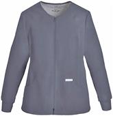 Cherokee Women's Zip Knit Warm-Up Scrub Jacket Cherokee Women's Zip Knit Warm-Up Scrub Jacket