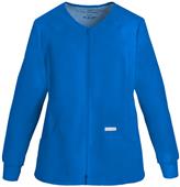 Cherokee Women's Zip Knit Warm-Up Scrub Jacket