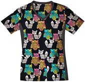 Cherokee Women's Hoo/Foxy V-Neck Scrub Top